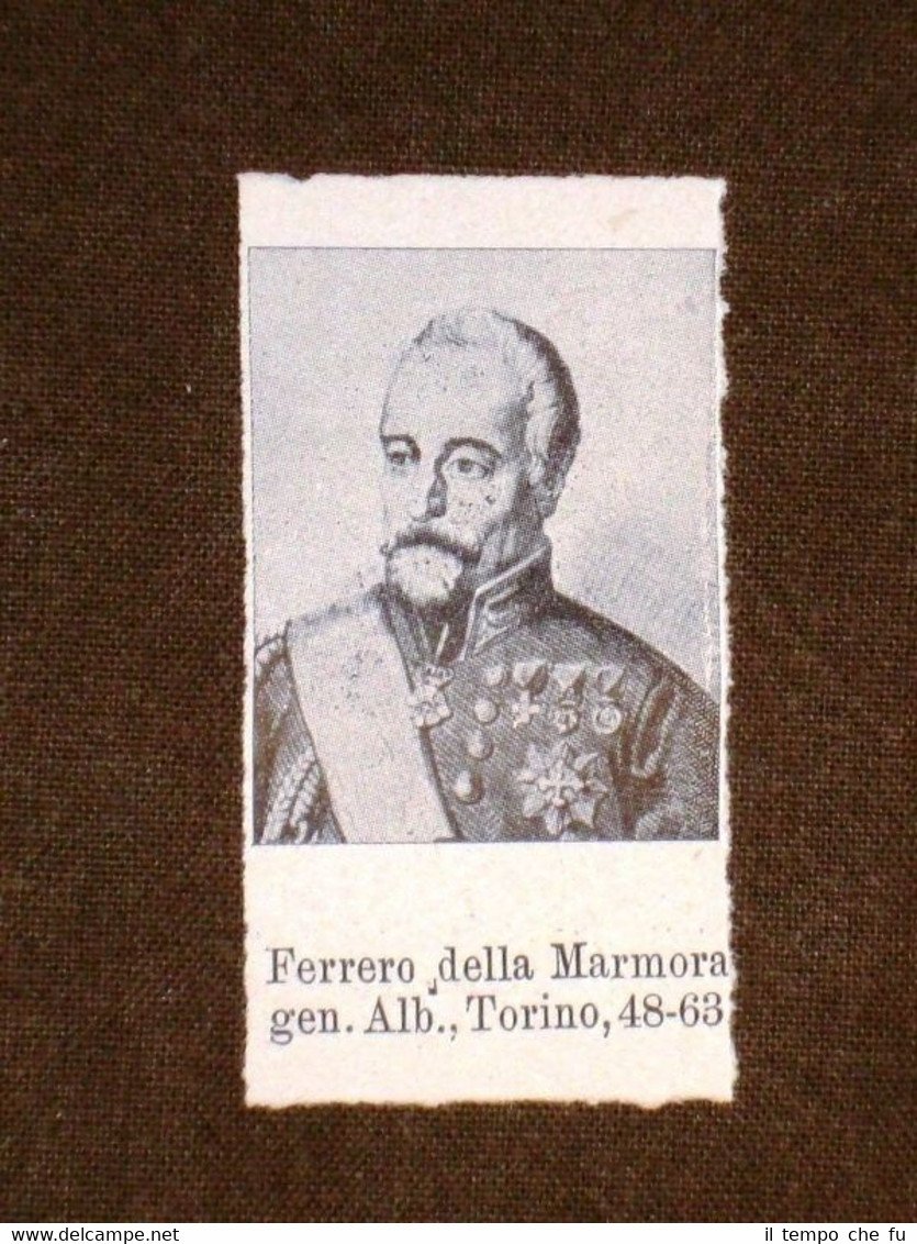 Deputato nel 1861 Ferrero della Marmora di Torino e G.Battista …