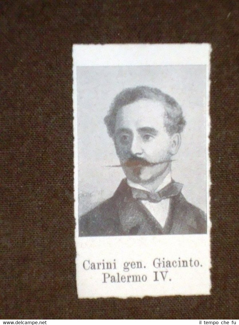 Deputato nel 1861 Giacinto Carini di Palermo e Luigi Torelli …