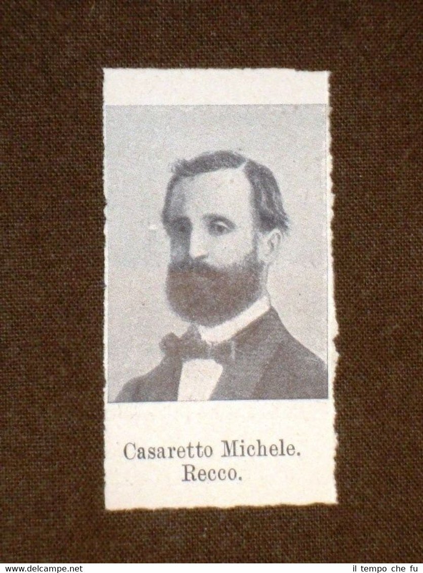 Deputato nel 1861 Michele Casaretto di Recco e Luigi Tanari … | Immagine principale