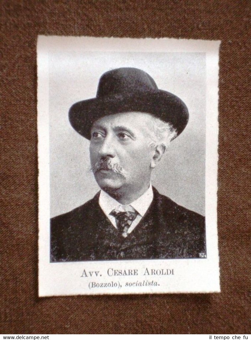 Deputato nel 1904 Avvocato Cesare Aroldi di Bozzolo | Immagine principale
