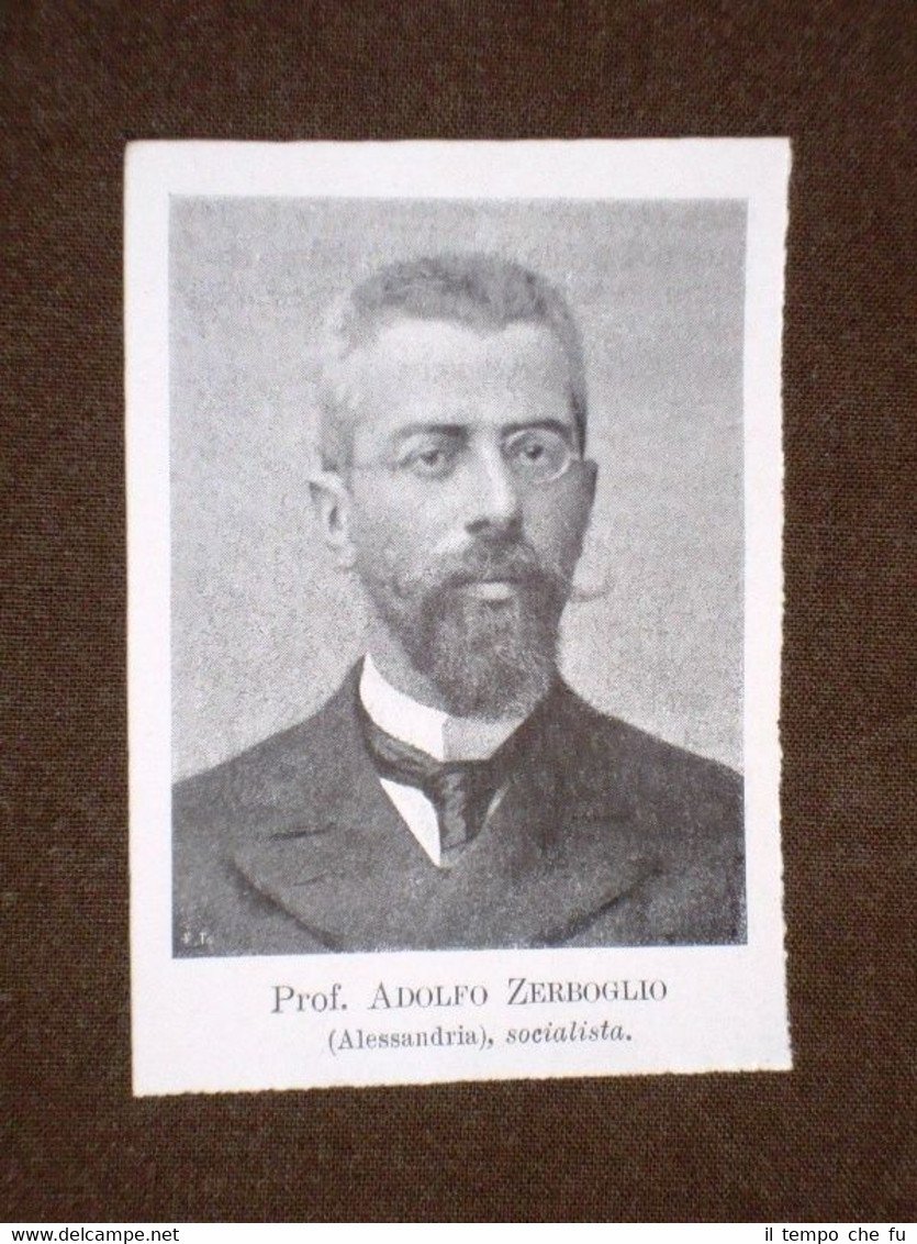 Deputato nel 1904 Professore Adolfo Zerboglio di Alessandria | Immagine principale
