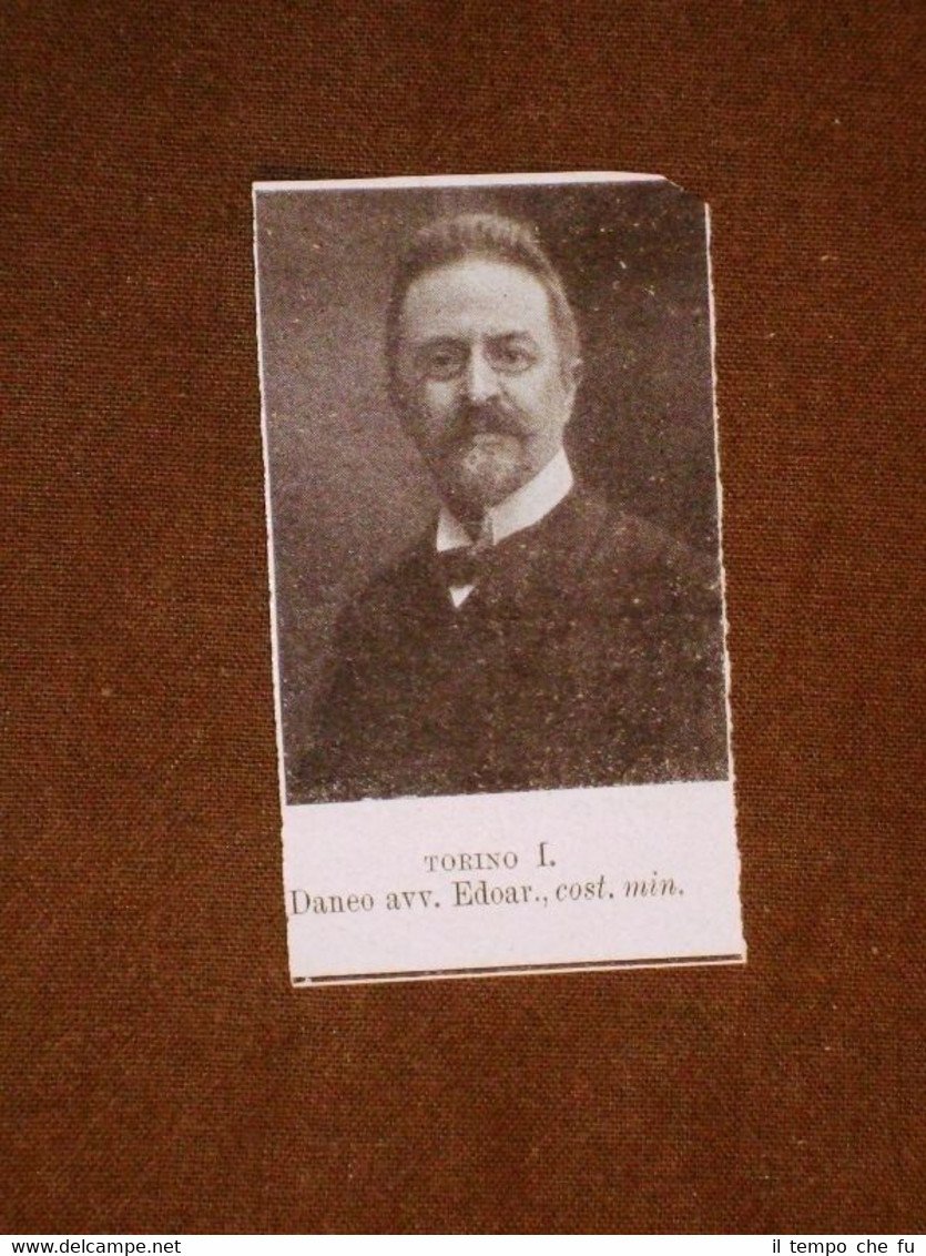 Deputato nel 1909 Daneo Edoardo di Torino e Marazzani Ulisse …