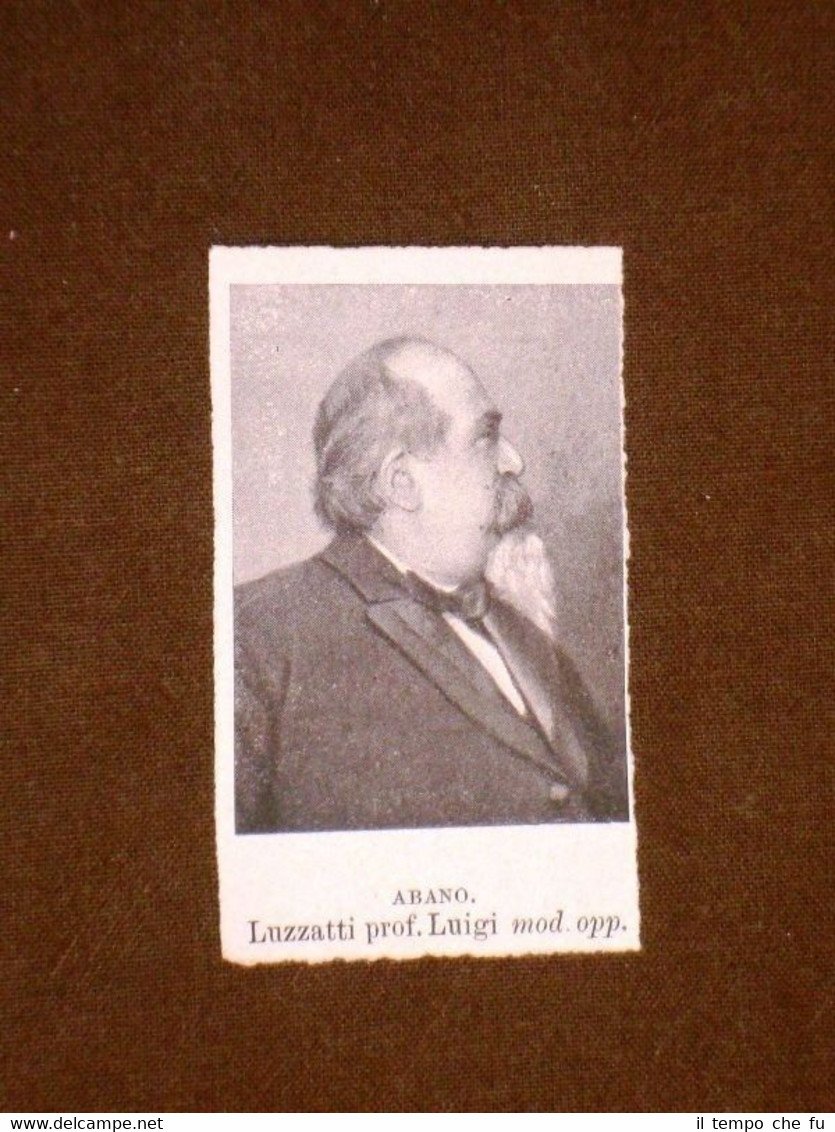 Deputato nel 1909 Luzzatti Luigi di Abano e Molina Rodolfo …