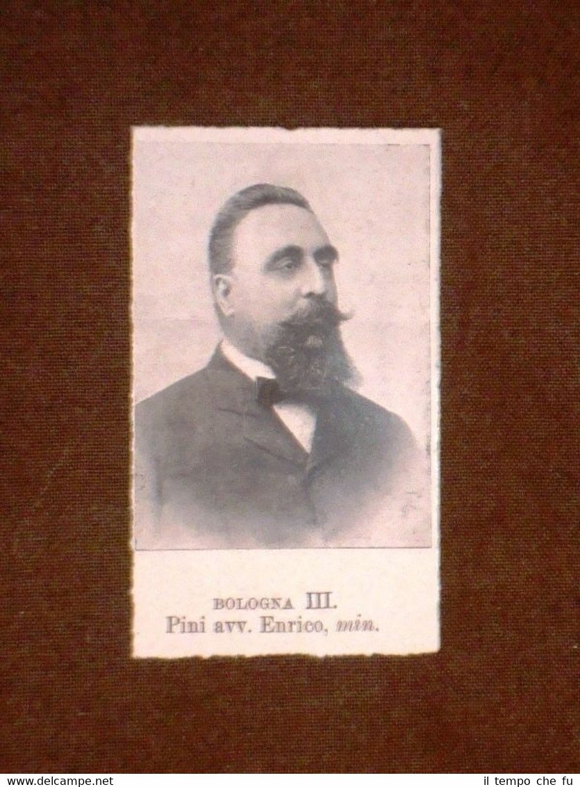 Deputato nel 1909 Pini Enrico di Bologna e Landucci Lando …