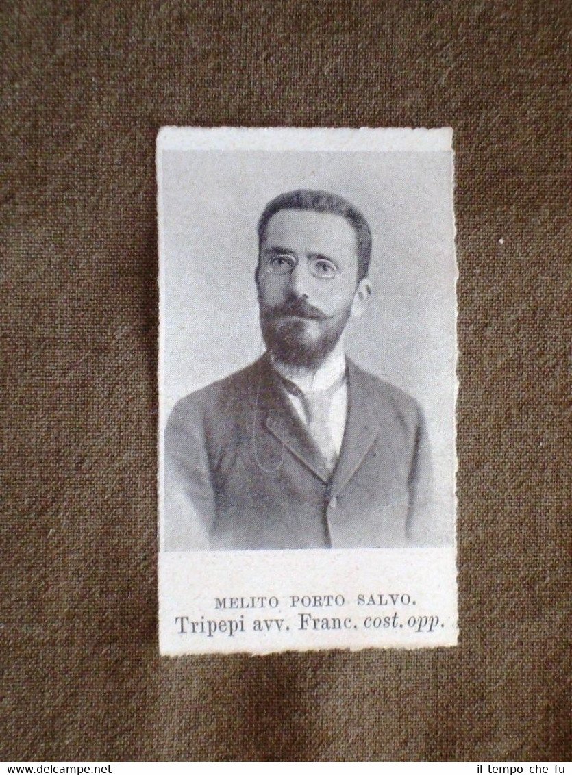 Deputato nel 1909 Tripepi Francesco di Melito Porto Salvo e …