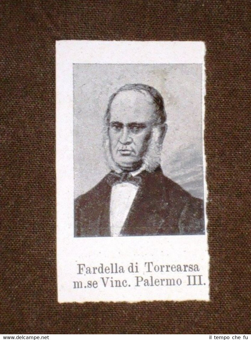 Deputato Vincenzo Fardella di Torrearsa Palermo e Adriano Mari di …