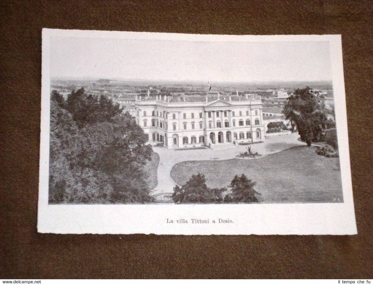 Desio nel 1907 Villa Tittoni Monza e Brianza Lombardia