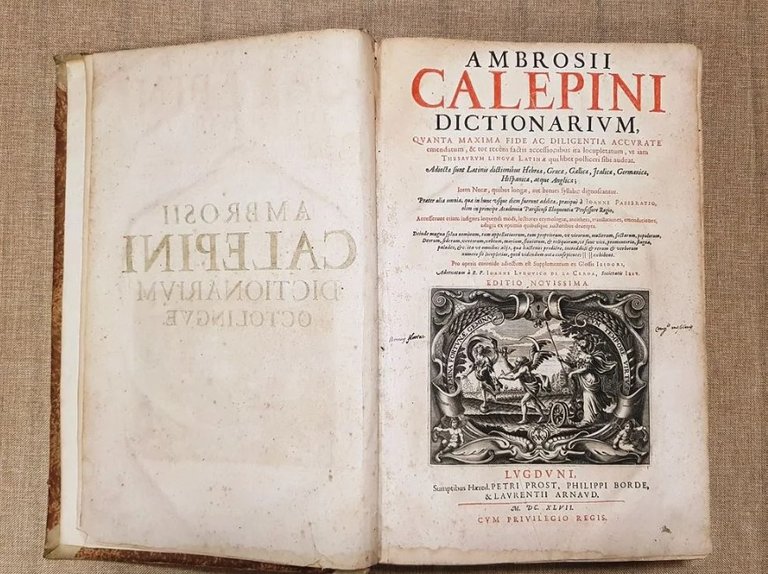 Dictionarium octolingue A. Calepini Dizionario 8 lingue di Ambrogio Calepio … | Immagine Gallery 4
