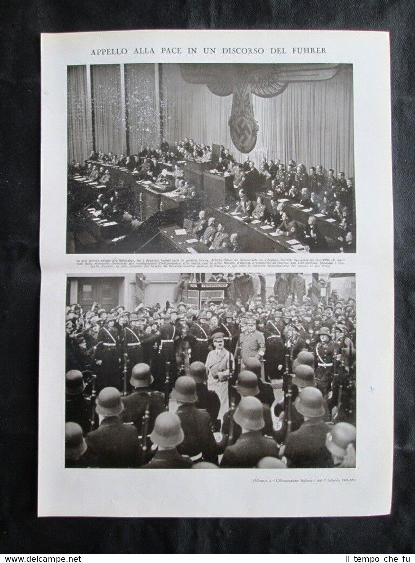 Discorso di Hitler in una seduta del Reichstag+Regia Nave Berta …