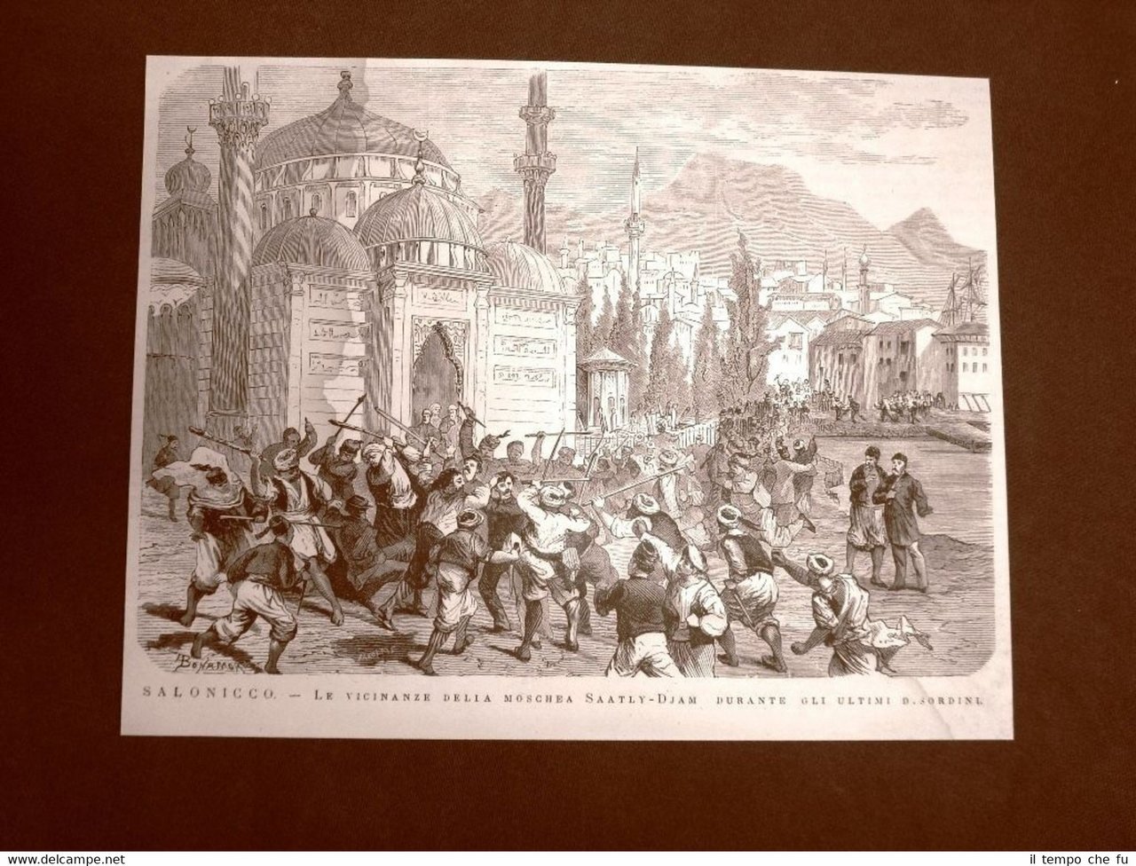 Disordini in Salonicco nel 1876 Presso la Moschea Saatly - … | Immagine principale