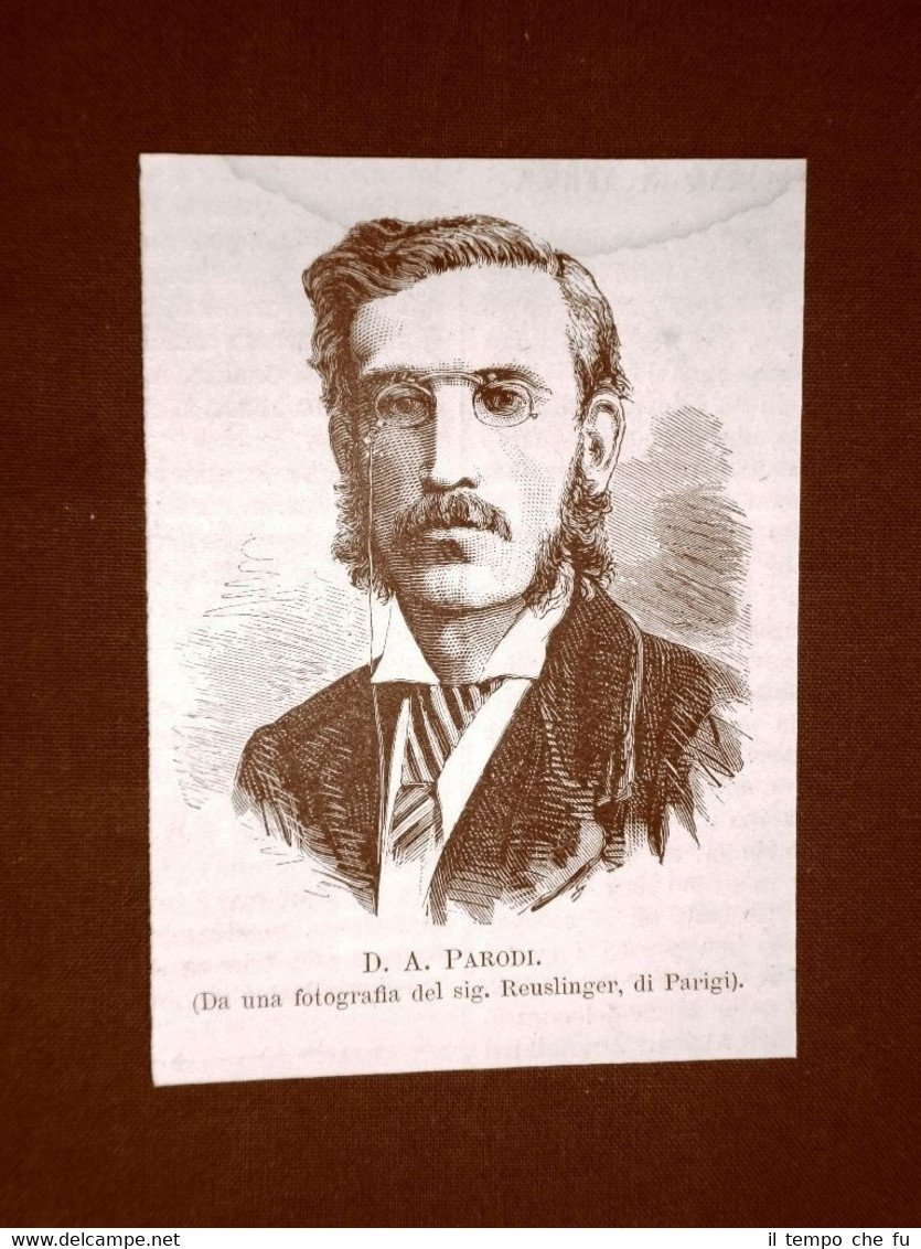 Dominique Alexandre Parodi nel 1876