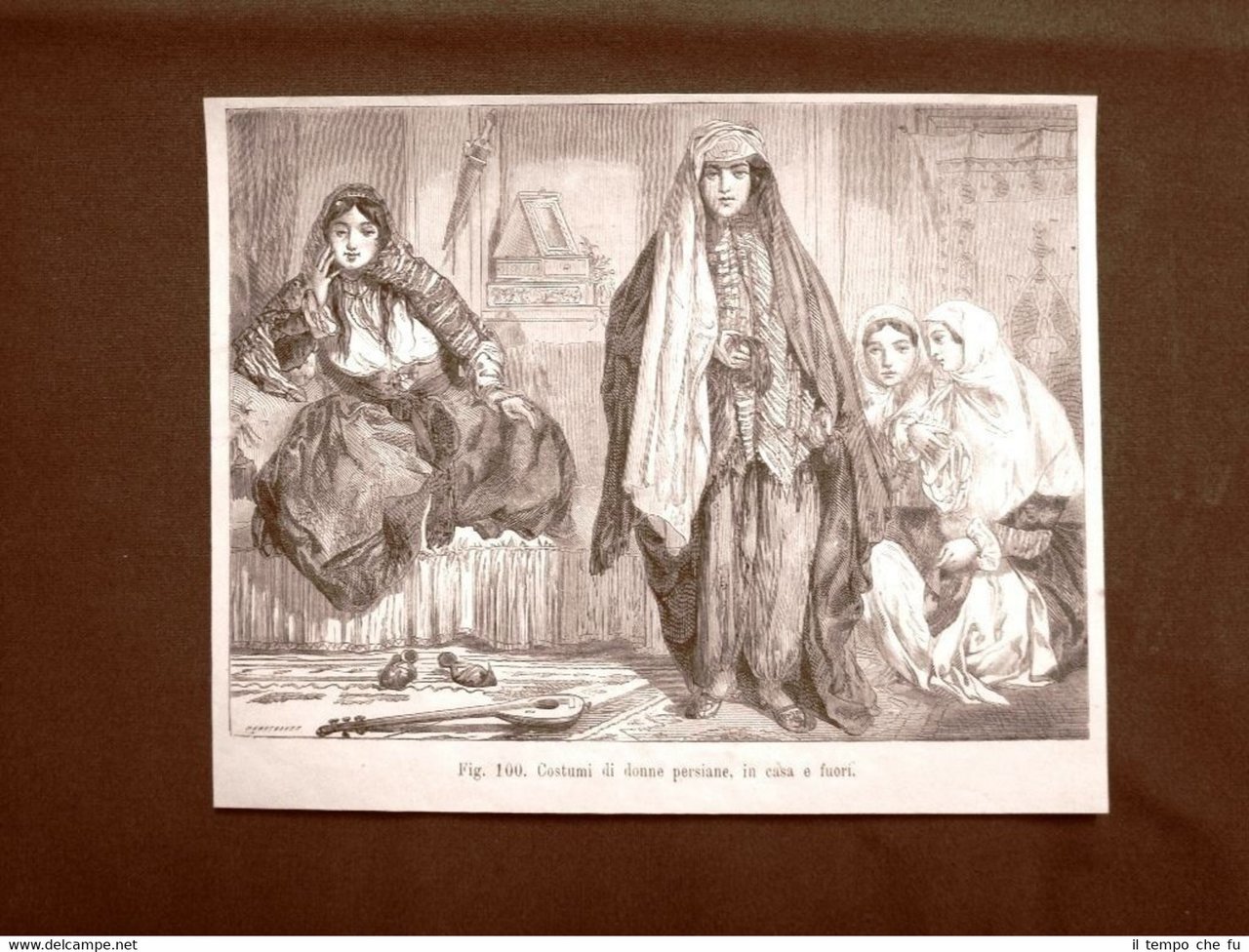 Donne persiane in abito tipico nel 1883 Persia Moda e …