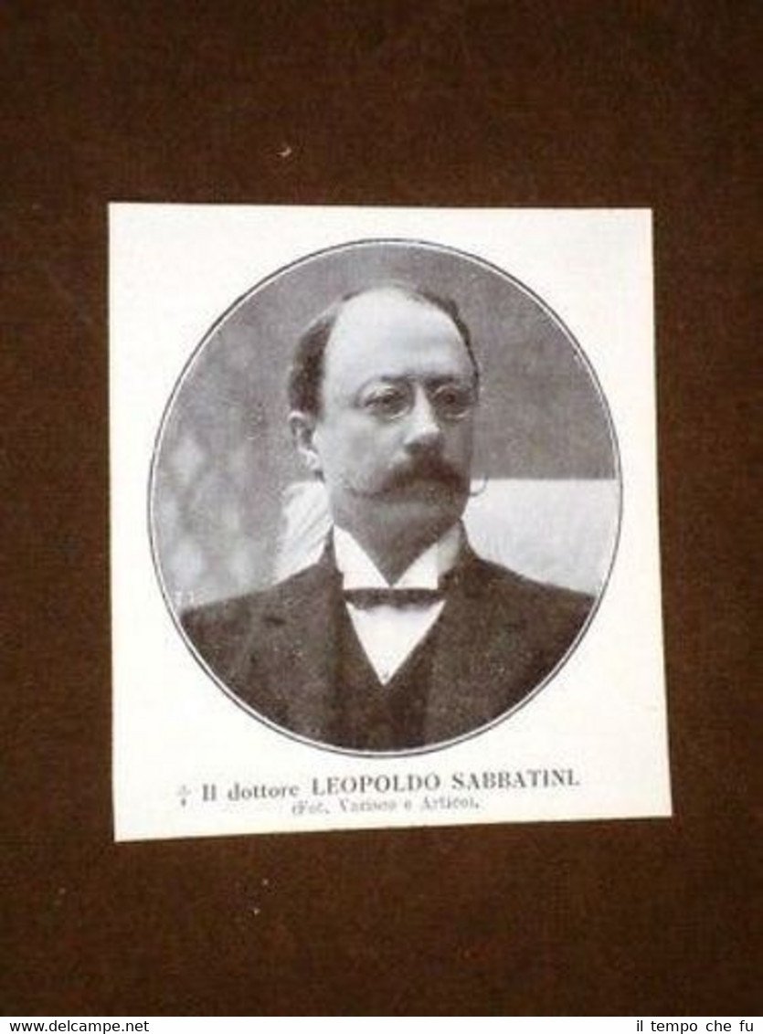 Dottore Leopoldo Sabbattini o Sabatini | Immagine principale
