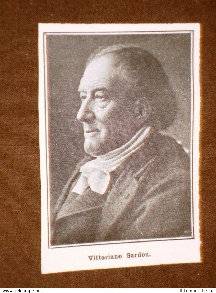 Drammaturgo di Francia Victorien Sardou di Parigi nel 1907