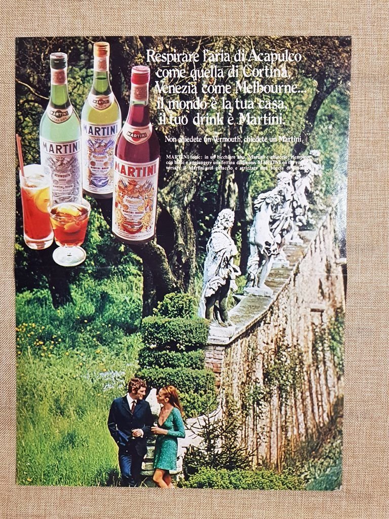 Drink Martini Pubblicità vintage anni '70 | Immagine principale