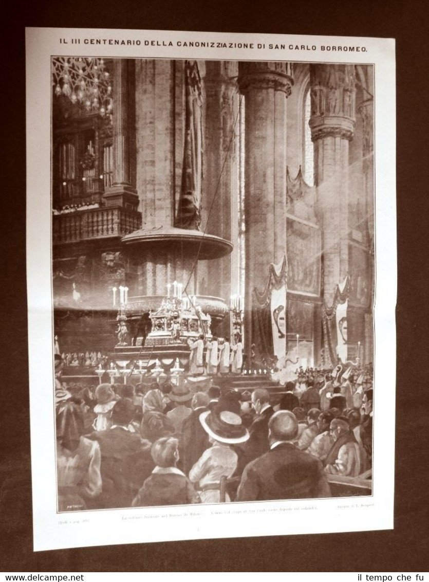 Duomo di Milano nel 1910 Per 300 anni canonizzazione di …