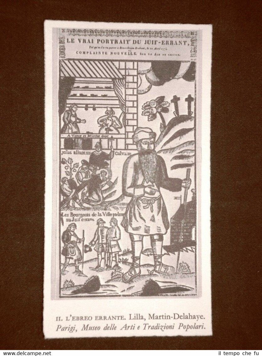Ebreo errante Martin Delahaye Parigi Museo delle arti e tradizioni …