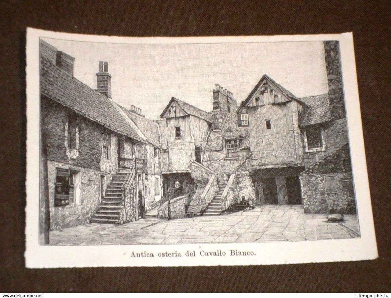 Edimburgo o Edinburgh nel 1891 Antica Osteria del Cavallo bianco …