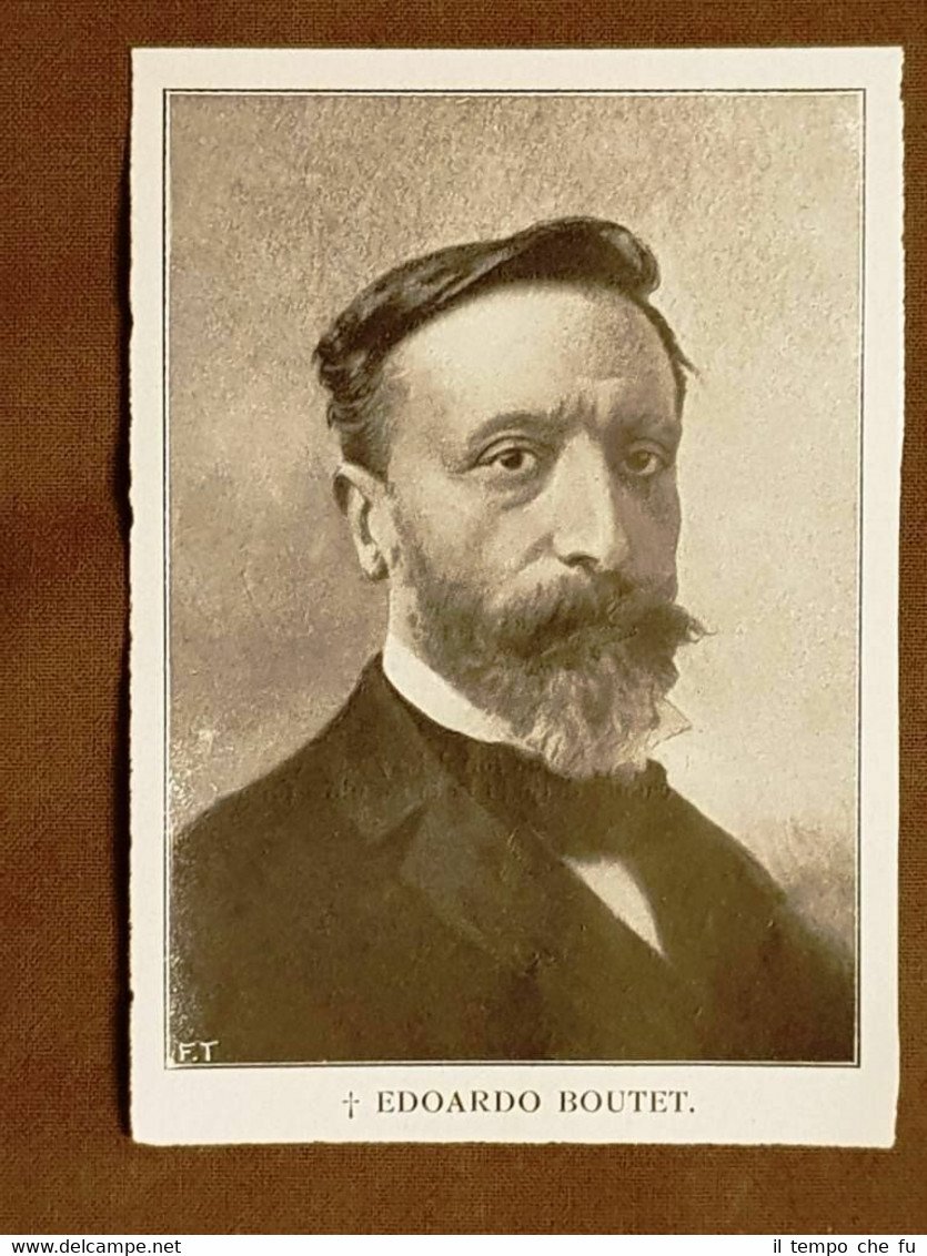 Eduardo Boutet Napoli, 1856 – Roma, 30 marzo 1915 Giornalista | Immagine principale