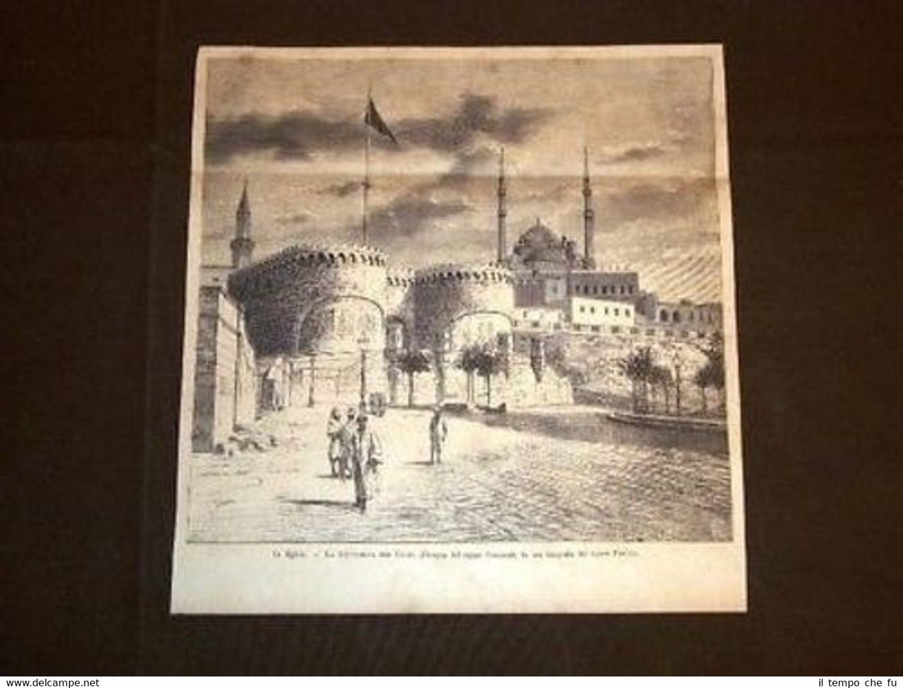 Egitto La Cittadella del Cairo Disegno di Bonamore