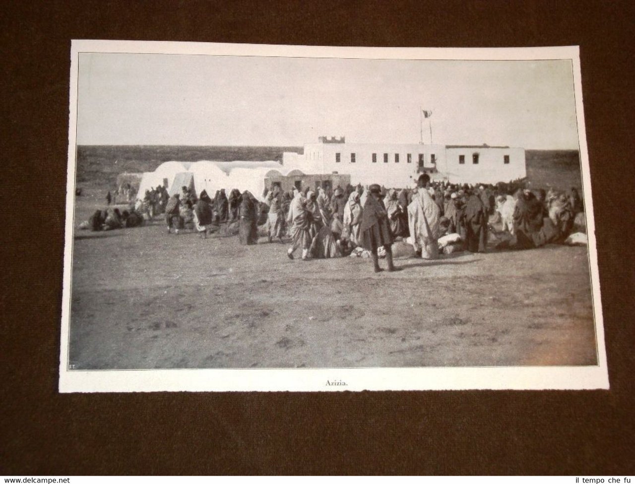 El-Azizia nel 1913 Tripolitania - Libia