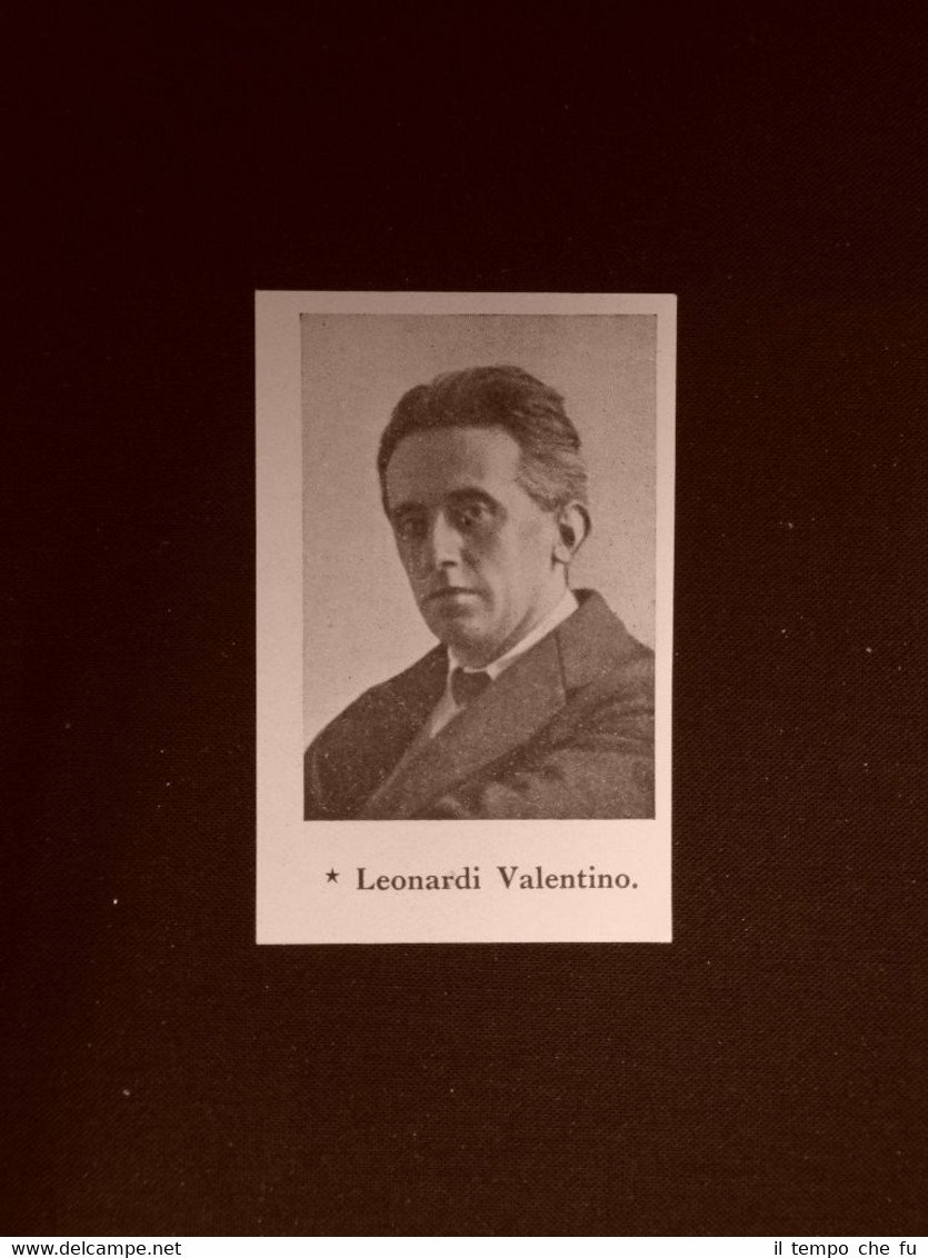 Elezioni Deputato del 1924 Onorevole Leonardi Valentino e Martelli Alessandro