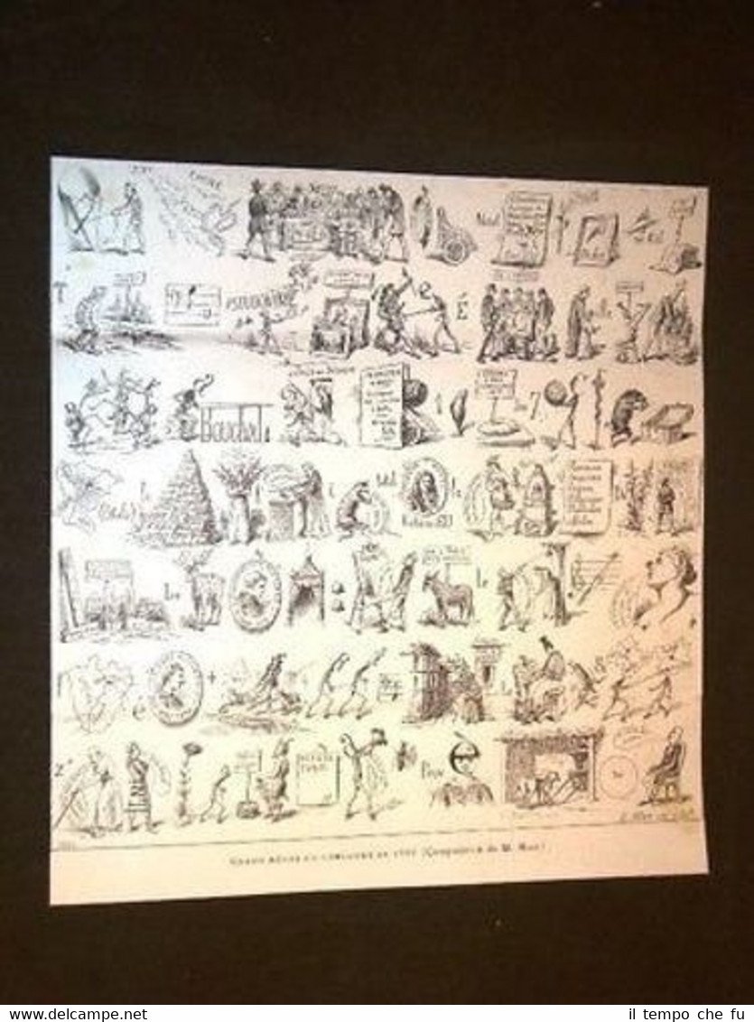 Enigmistica d'Epoca Grand Rébus Concours de 1886 | Immagine principale