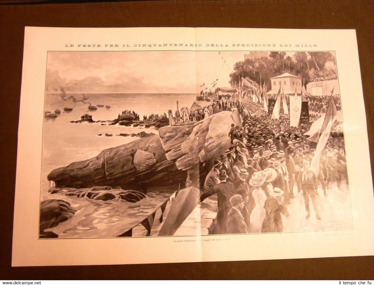 Enorme Quarto 5 maggio 1910 Festa per i 50 anni …