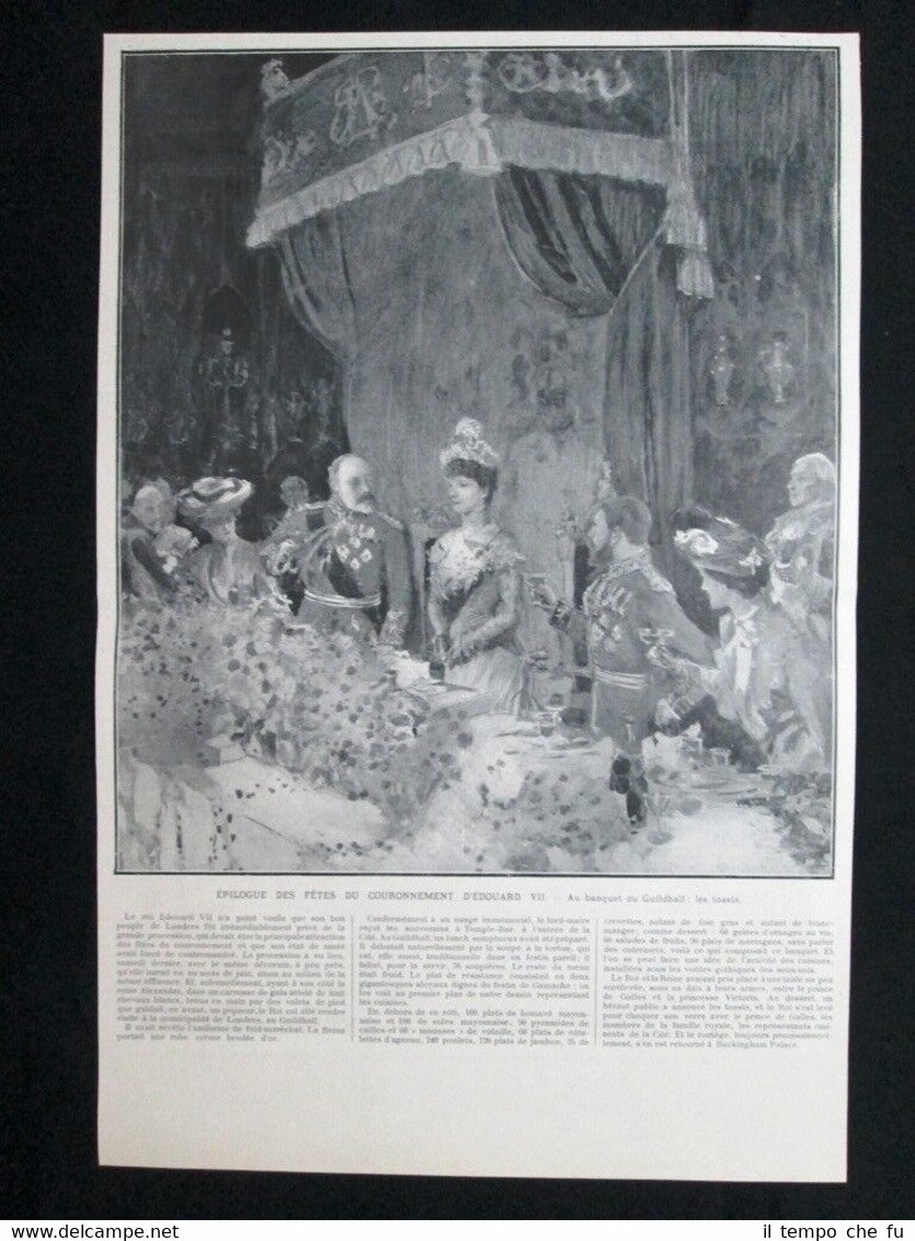Epilogo delle celebrazioni per l'incoronazione di Edoardo VII Stampa del …