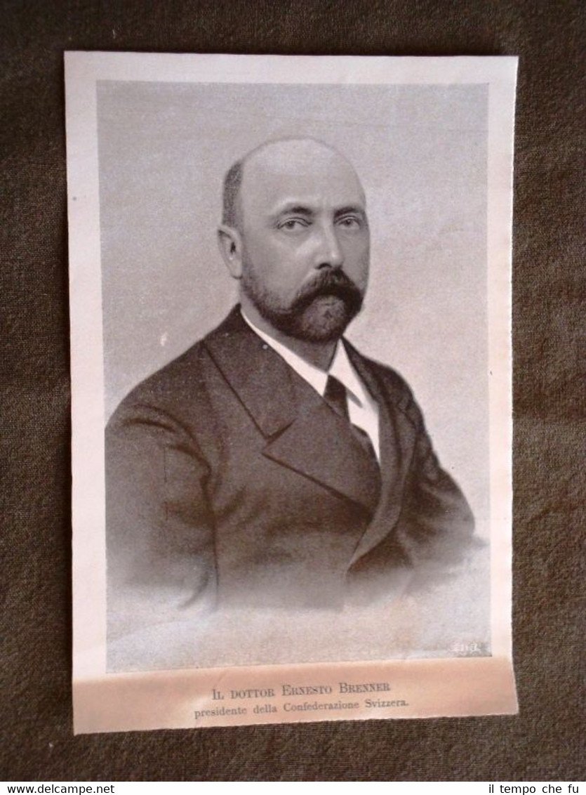 Ernesto Brenner nel 1901 Ernest von Brenner