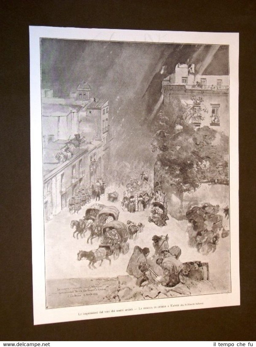 Eruzione del Vulcano Vesuvio del 1906 La pioggia di cenere … | Immagine principale