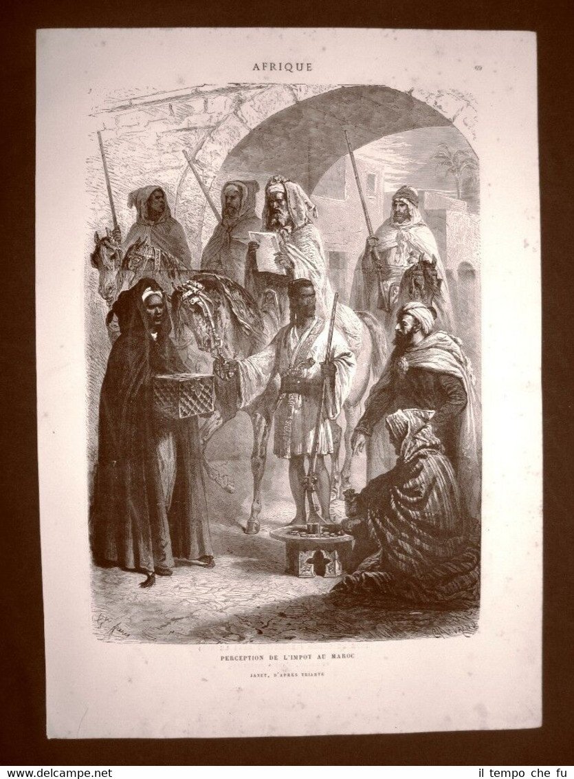 Esazione delle imposte in Marocco e Turco su cammello Africa …