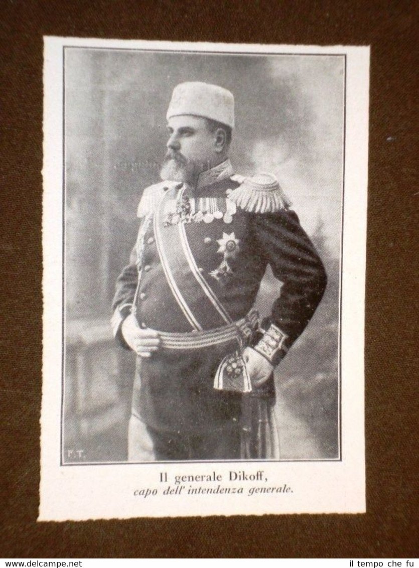 Esercito di Bulgaria in Tracia nel 1912 Generale Dikoff Capo …