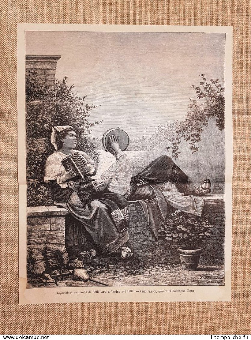 Esposizione di Belle arti di Torino nel 1880 Ore felici …