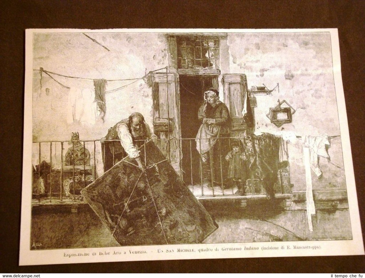 Esposizione di Belle Arti Venezia nel 1887 Un San Michele …