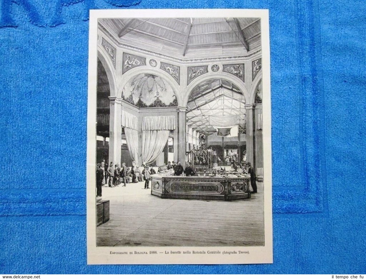 Esposizione di Bologna del 1888: La buvette nella Rotonda Centrale