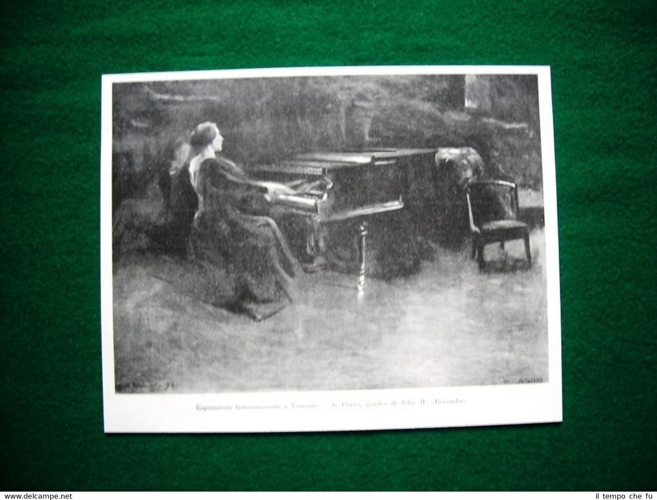 Esposizione Internazionale Venezia 1897 - Il Piano, quadro di John …