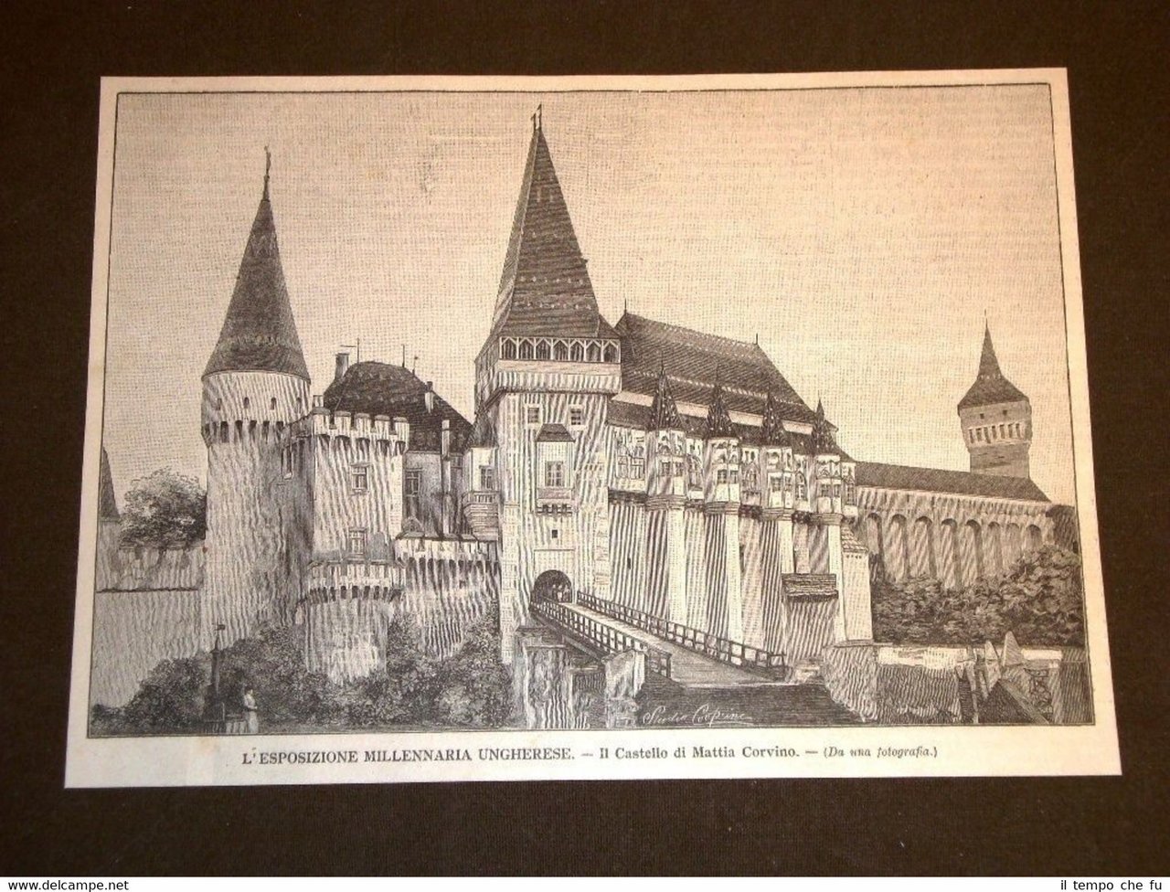 Esposizione millenaria in Ungheria nel 1896 Il Castello di Mattia …