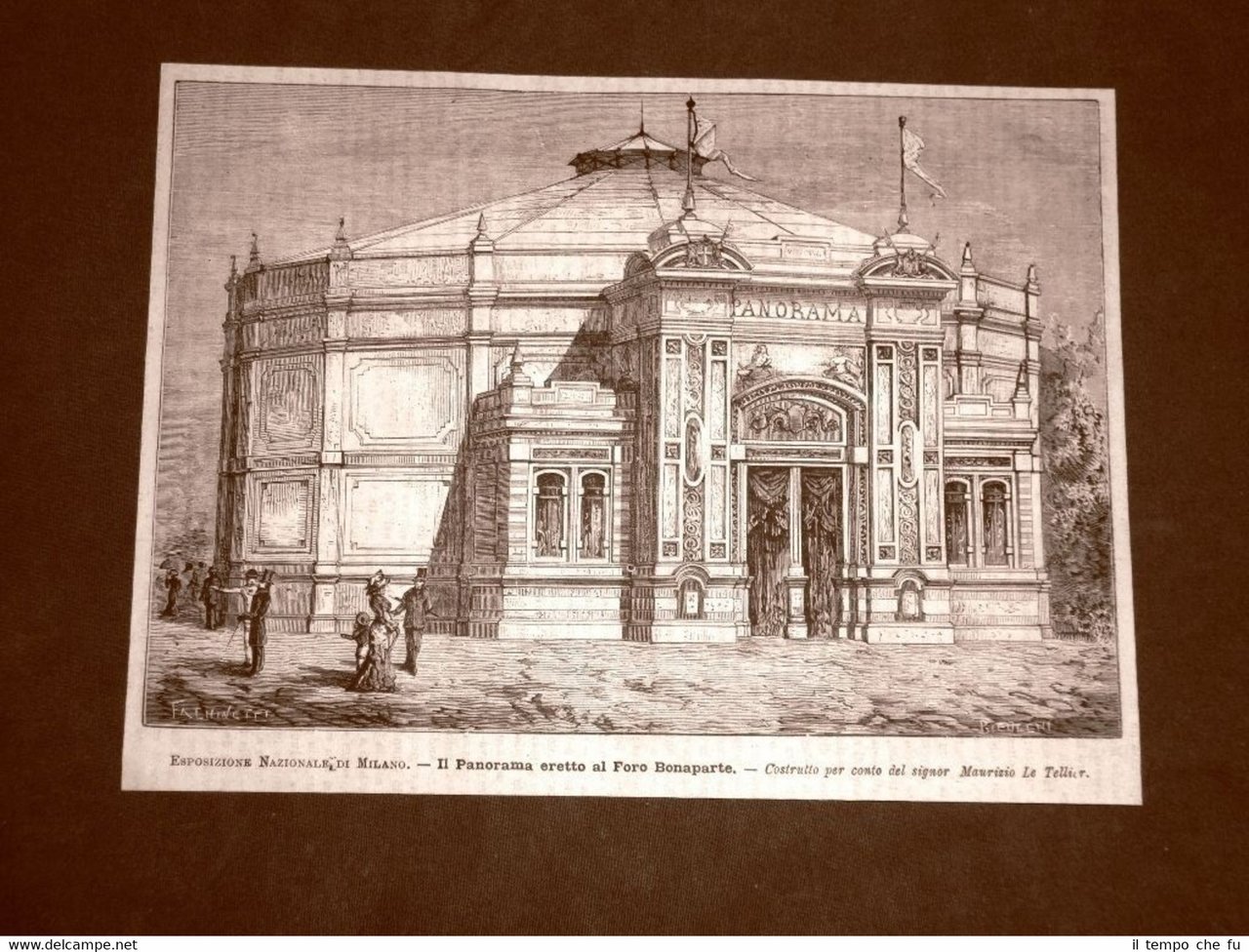 Esposizione Nazionale di Milano nel 1881 Foro Bonaparte per Maurizio …