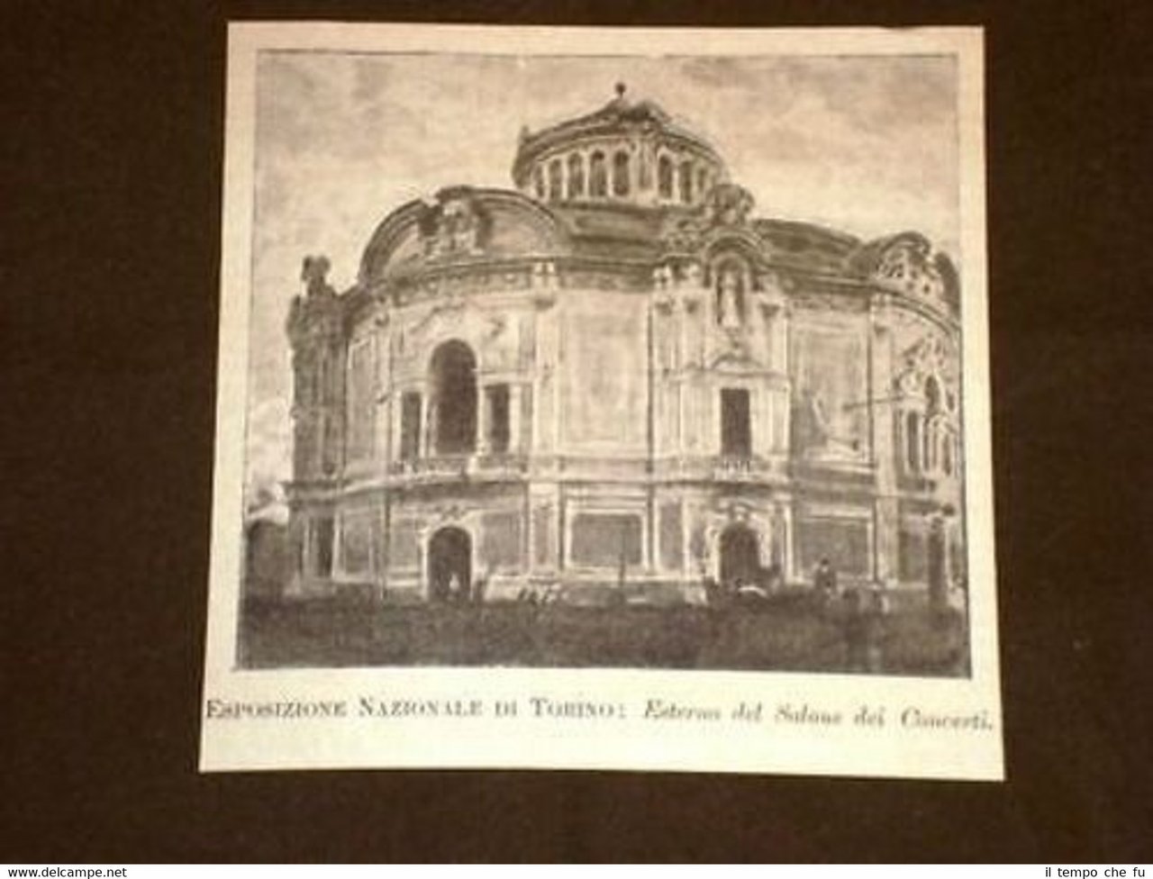 Esposizione nazionale di Torino del 1898 I'esterno del Salone dei …