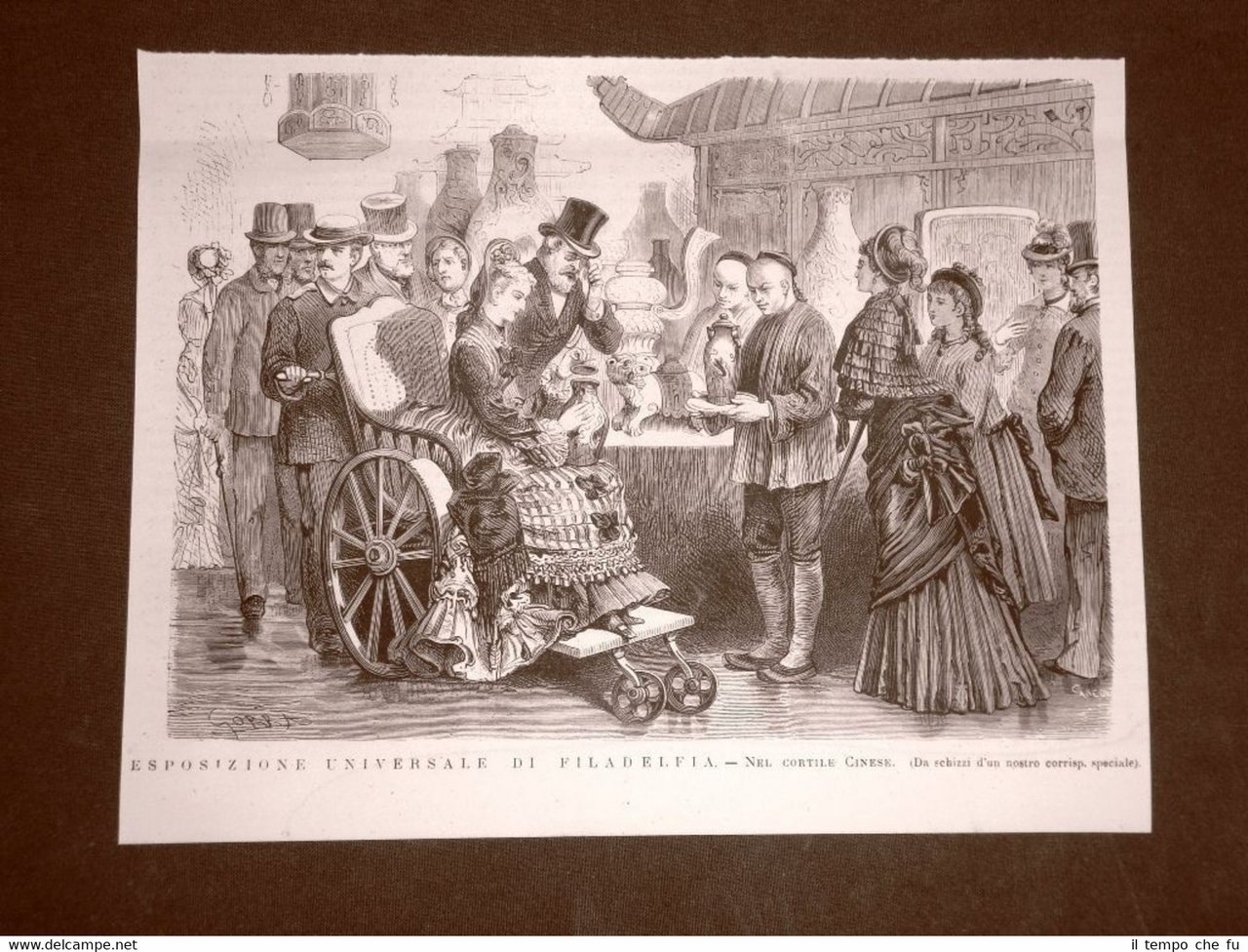 Esposizione universale di Filadelfia nel 1876 Nel cortile cinese o …