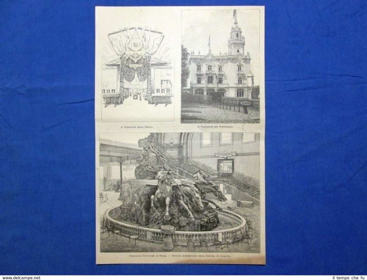 Esposizione Universale di Parigi del 1889: Padiglione di Grecia e …