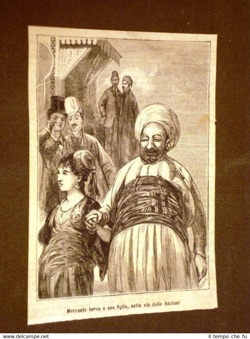 Esposizione universale di Parigi nel 1878 Mercante di Turchia e … | Immagine principale