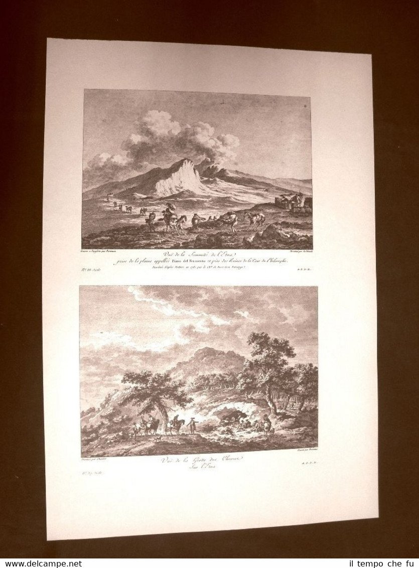 Etna Piano Frumento e Grotta Capre Catania Sicilia Voyage Pittoresque …