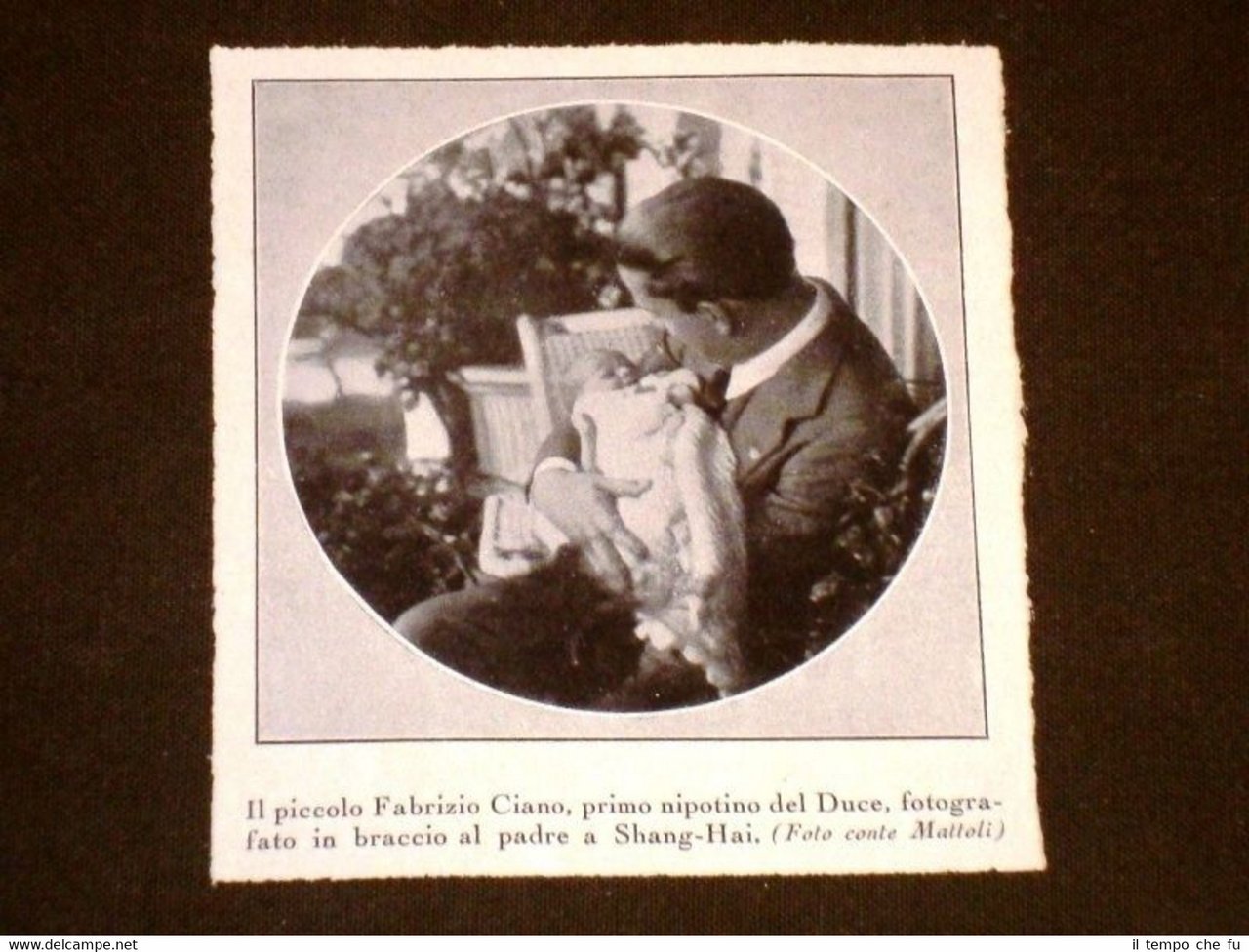 Fabrizio, primo nipote del Duce Benito Mussolini, e Galeazzo Ciano …