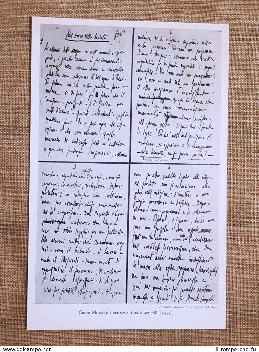 Fascismo Articoli di Benito Mussolini del 1921 Fascio Fiumano di … | Immagine principale