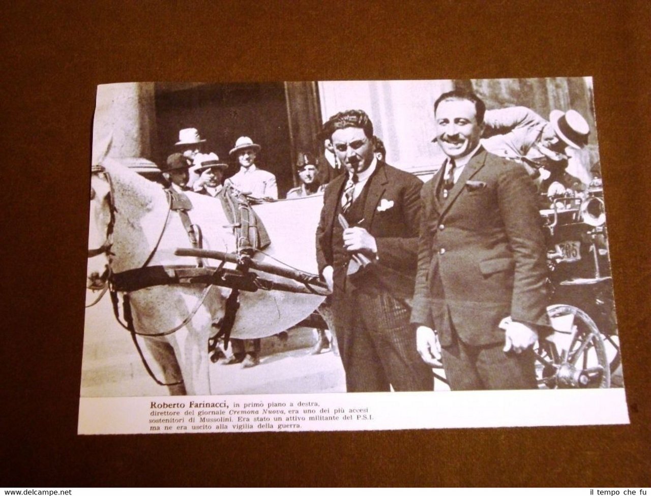 Fascismo in Italia 1920 Roberto Farinacci Direttore del giornale Cremona … | Immagine principale