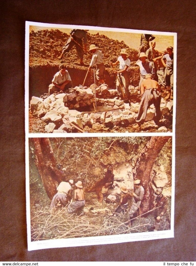 Fascismo in Italia nel 1936 Colonia d'Etiopia Macallè Trivellazione di …