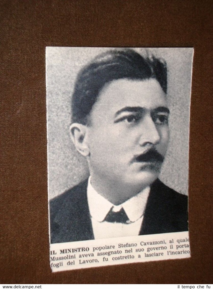 Fascismo in Italia Stefano Cavazzoni Guastalla, 1.8.1881 – Milano, 30.5.1951