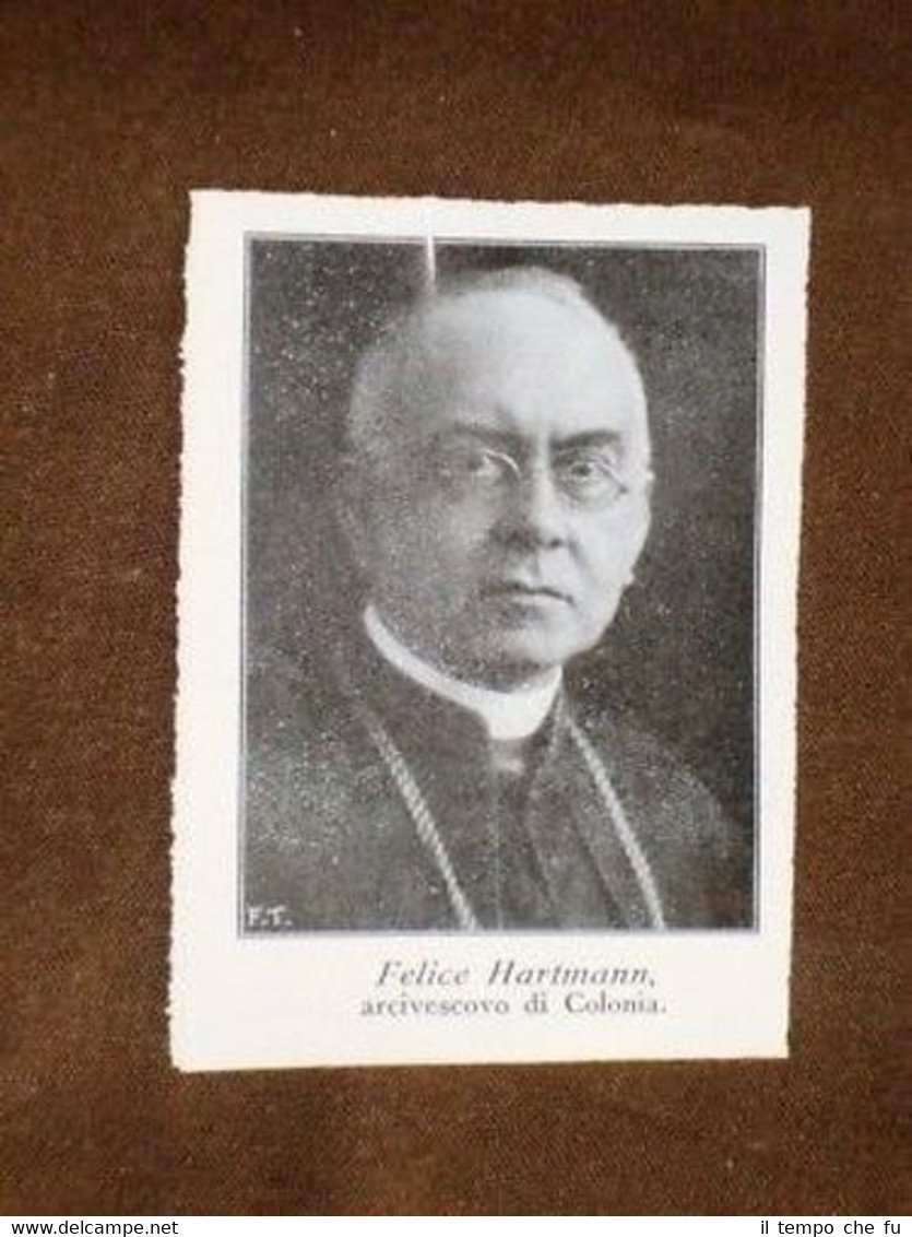Felice Hartmann Arcivescovo di Colonia